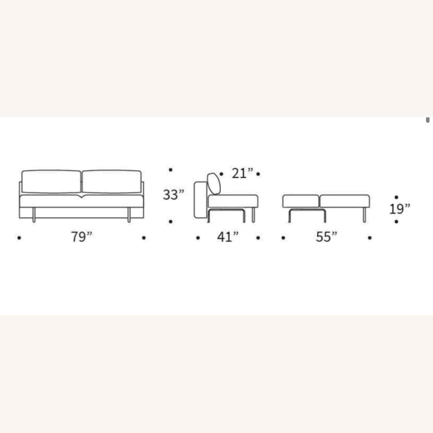 Create Comfort Sleek Sleeper Sofa - image-8
