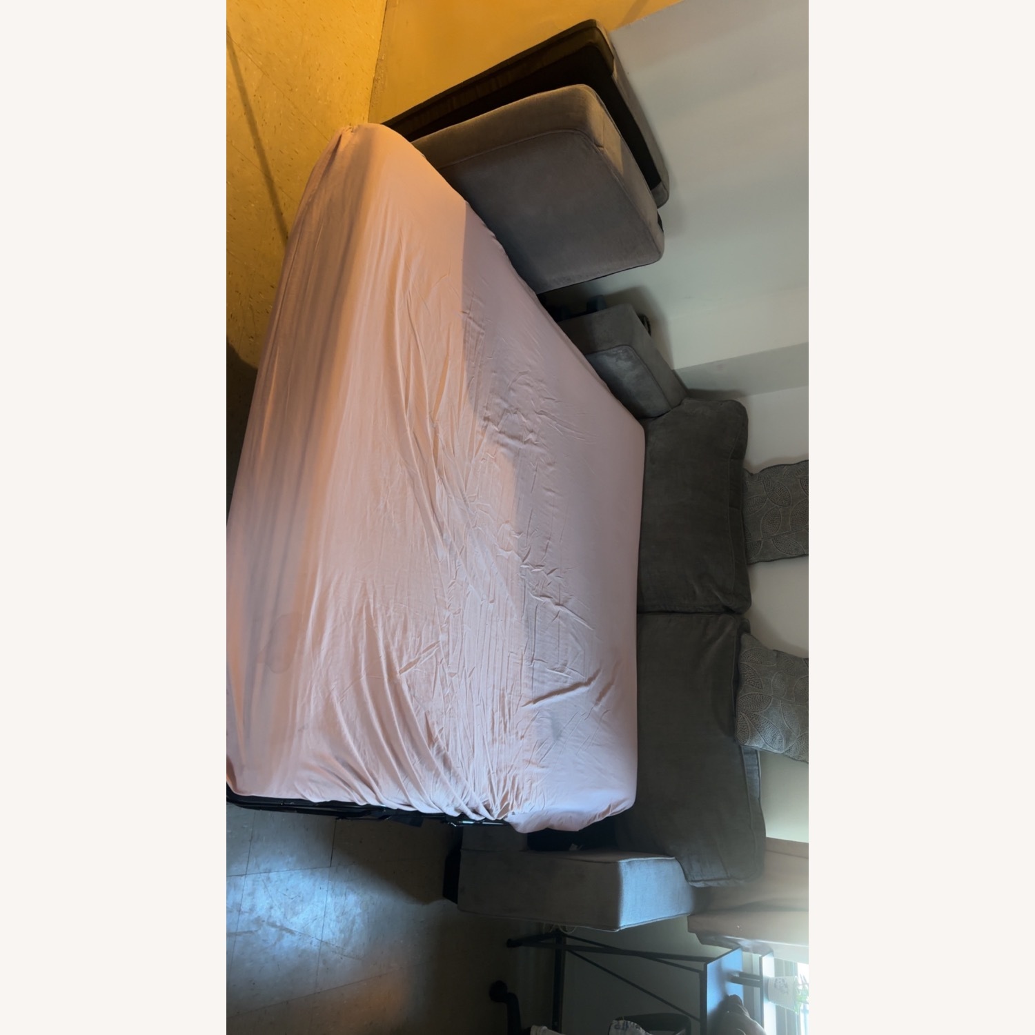Light Gray Sleeper Sofa - image-8