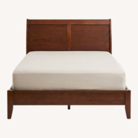 Vintage/Antique Dark Brown Queen Bed