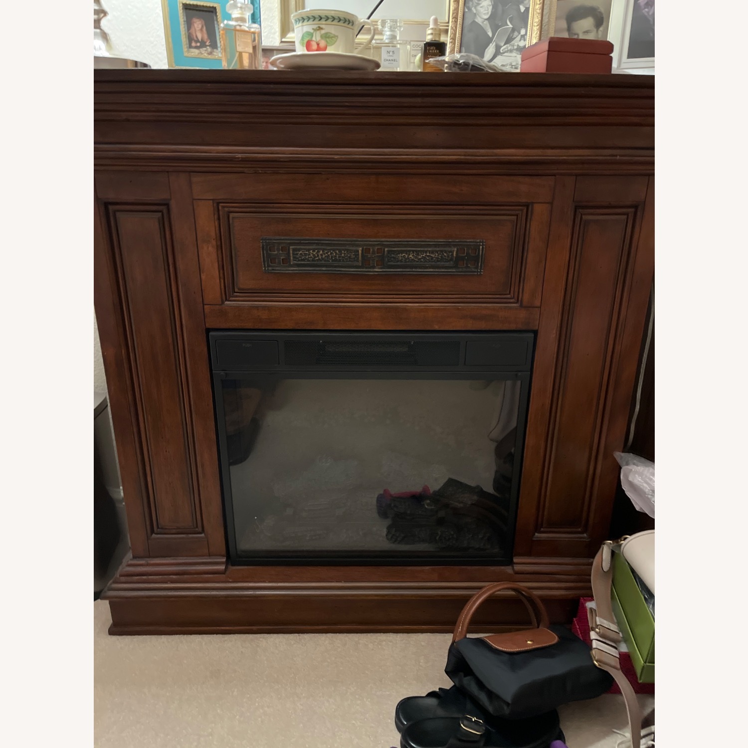Vintage/Antique Finds Dark Brown Wood Décor - image-5
