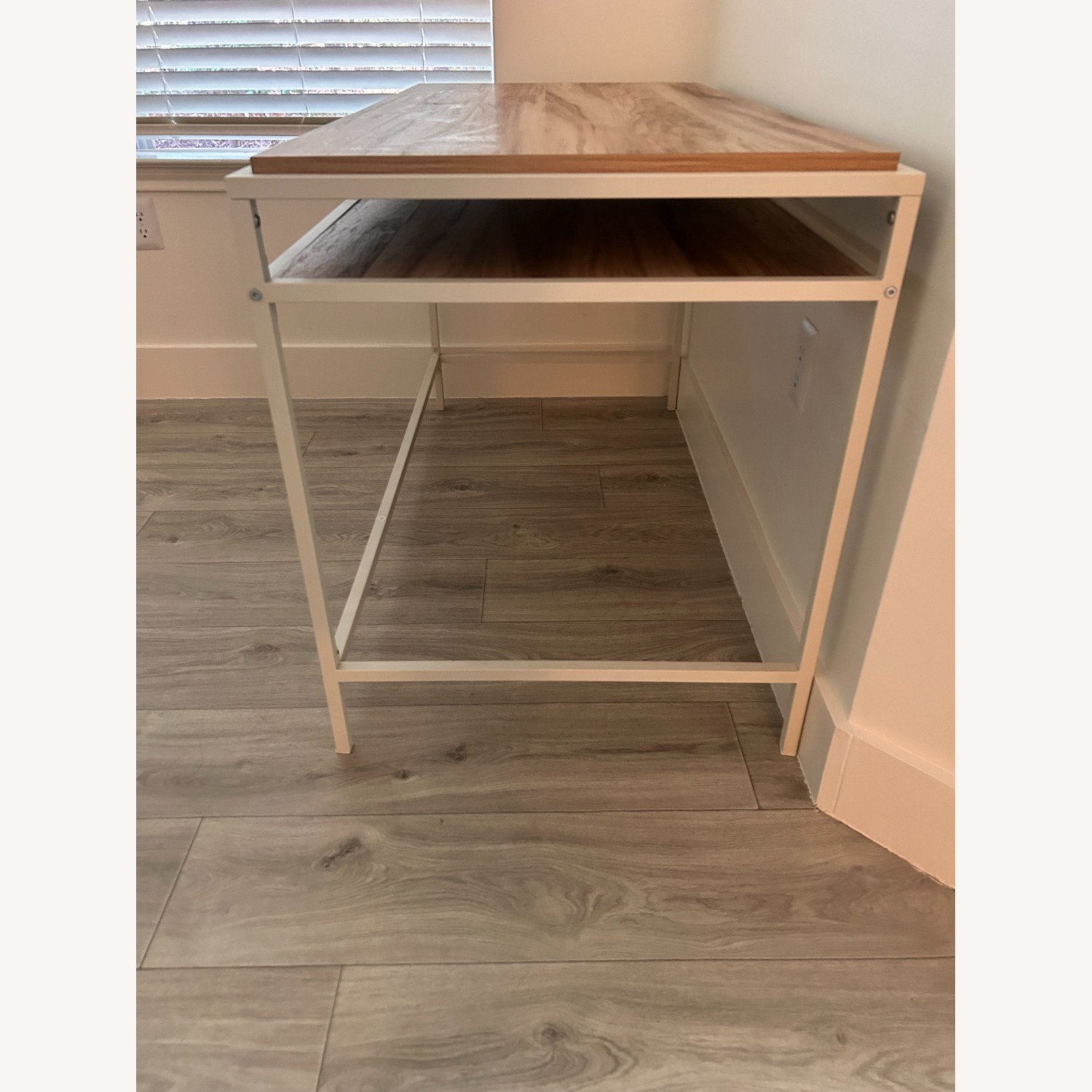 Sauder Nova Light Brown Wood Desk - image-3