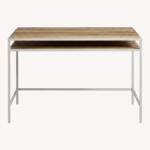 Used Sauder Nova Light Brown Wood Desk for sale on AptDeco
