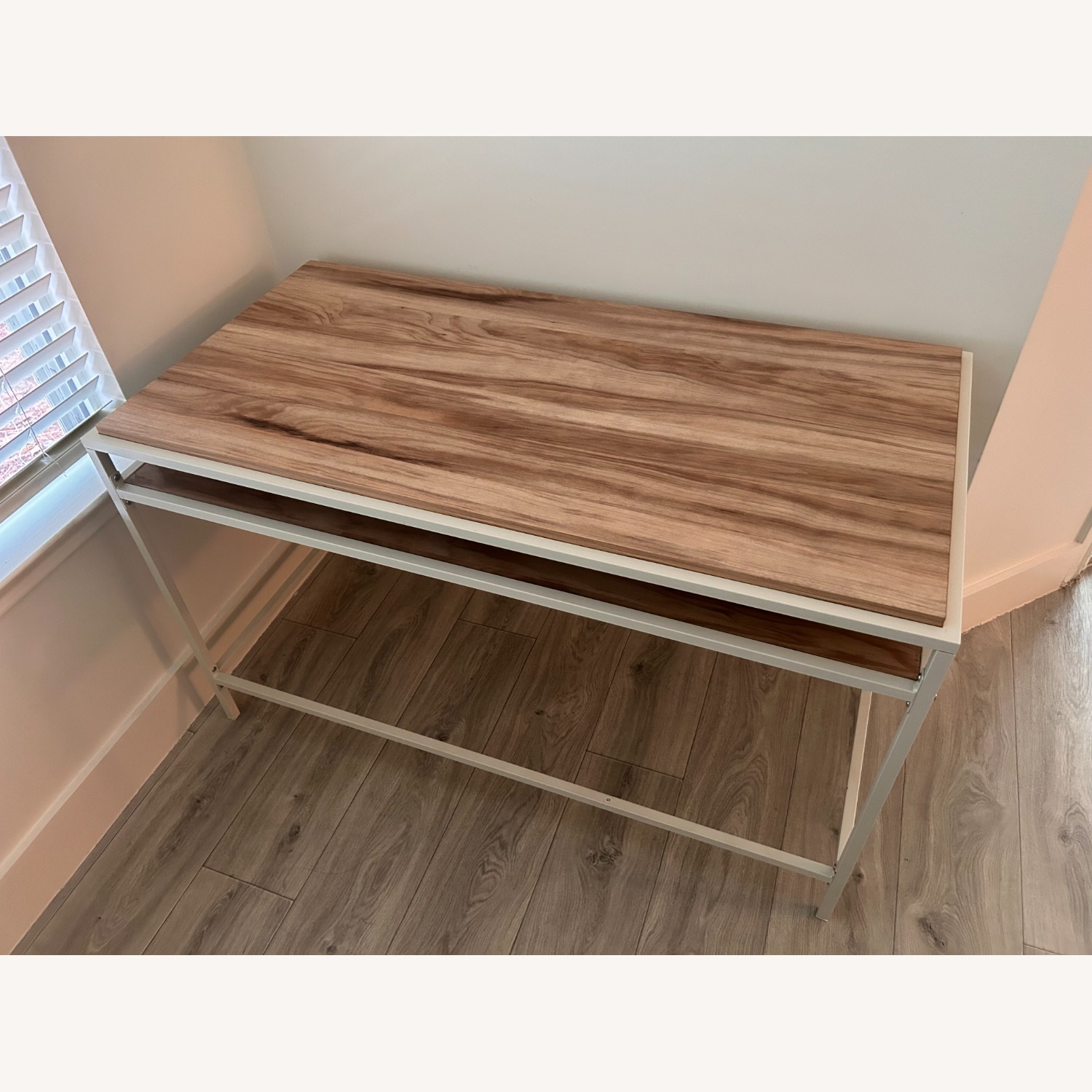 Sauder Nova Light Brown Wood Desk - image-2
