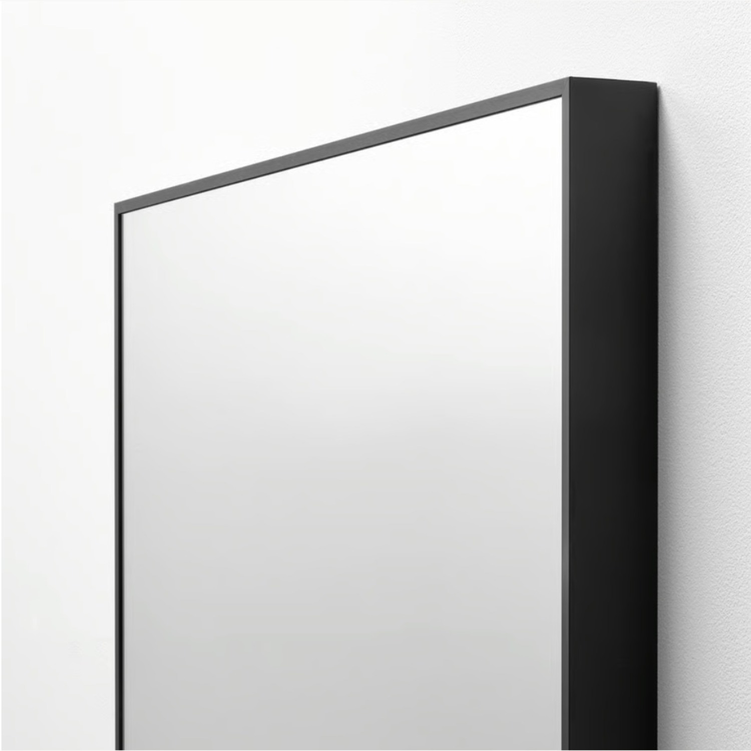 IKEA Hovet Mirror Black Aluminum Wall Mirror - image-2