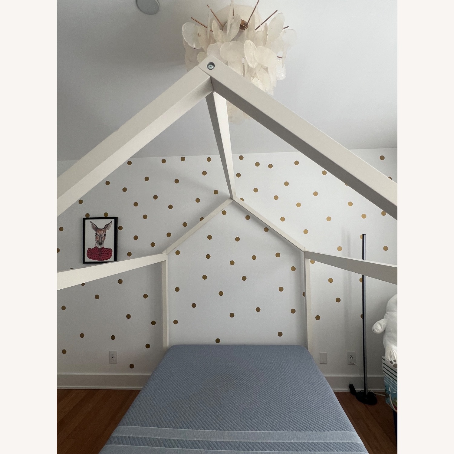Pottery Barn Kids Camden House White Wood Full Bed - image-3