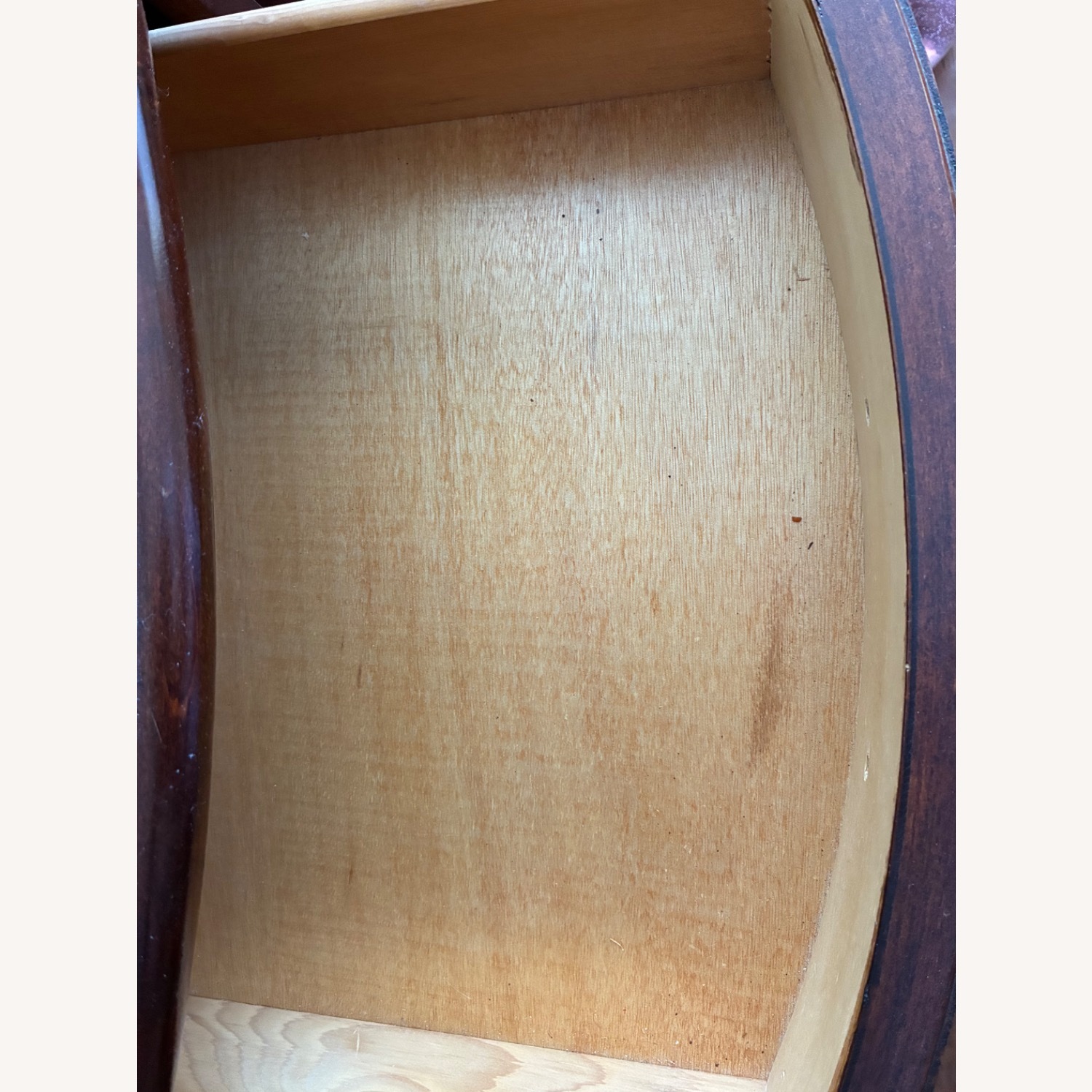 Dark Brown Wood Side Table - image-7