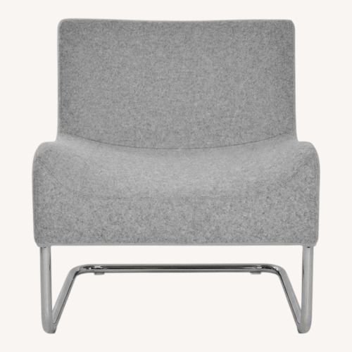 Used sohoConcept Light Gray Marmaris Wool Accent Chair for sale on AptDeco