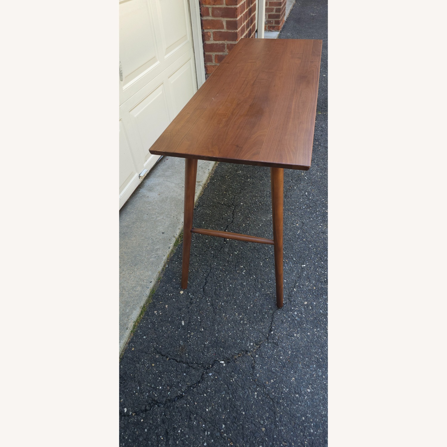 Article Culla Dark Brown Wood Desk - image-3