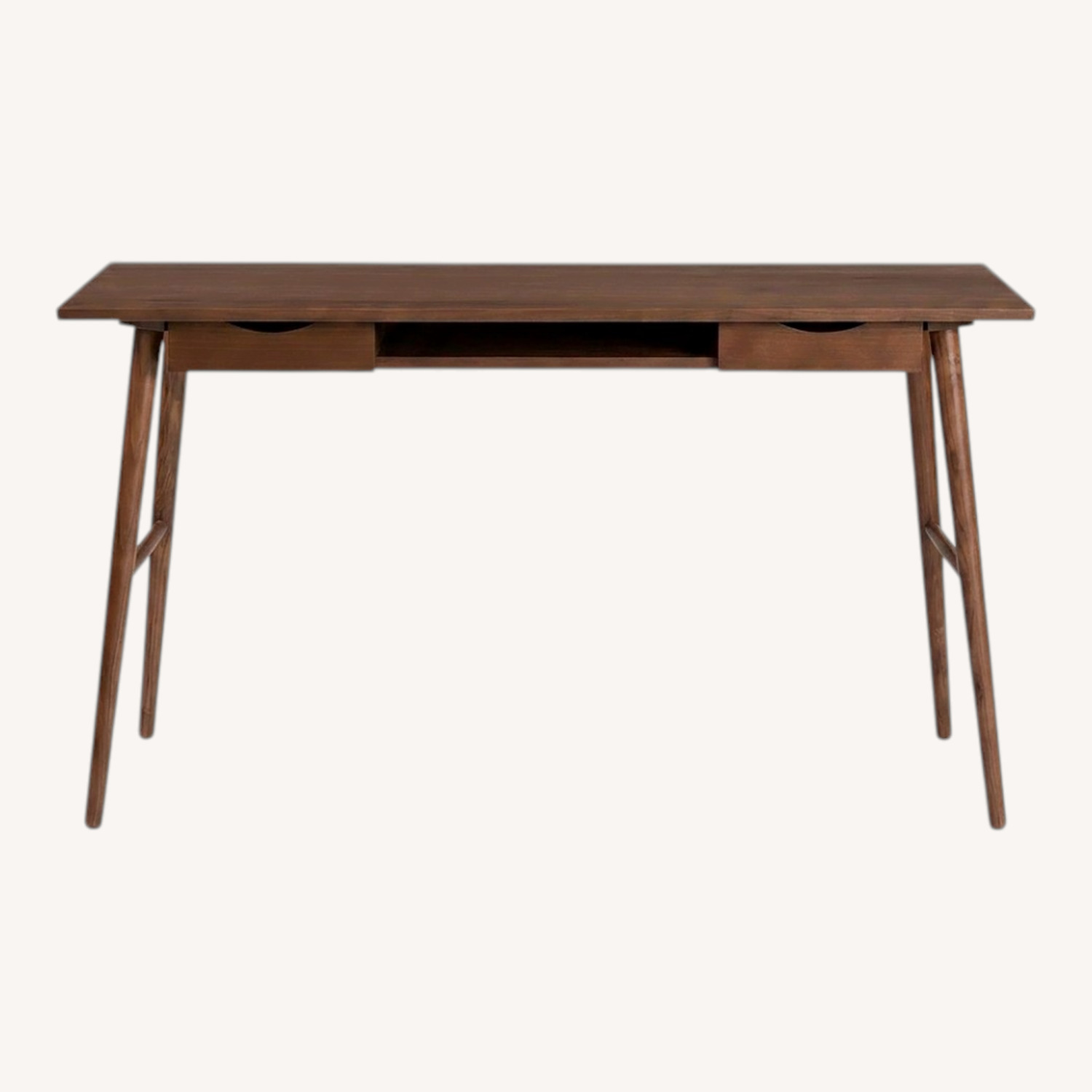 Article Culla Dark Brown Wood Desk - image-0