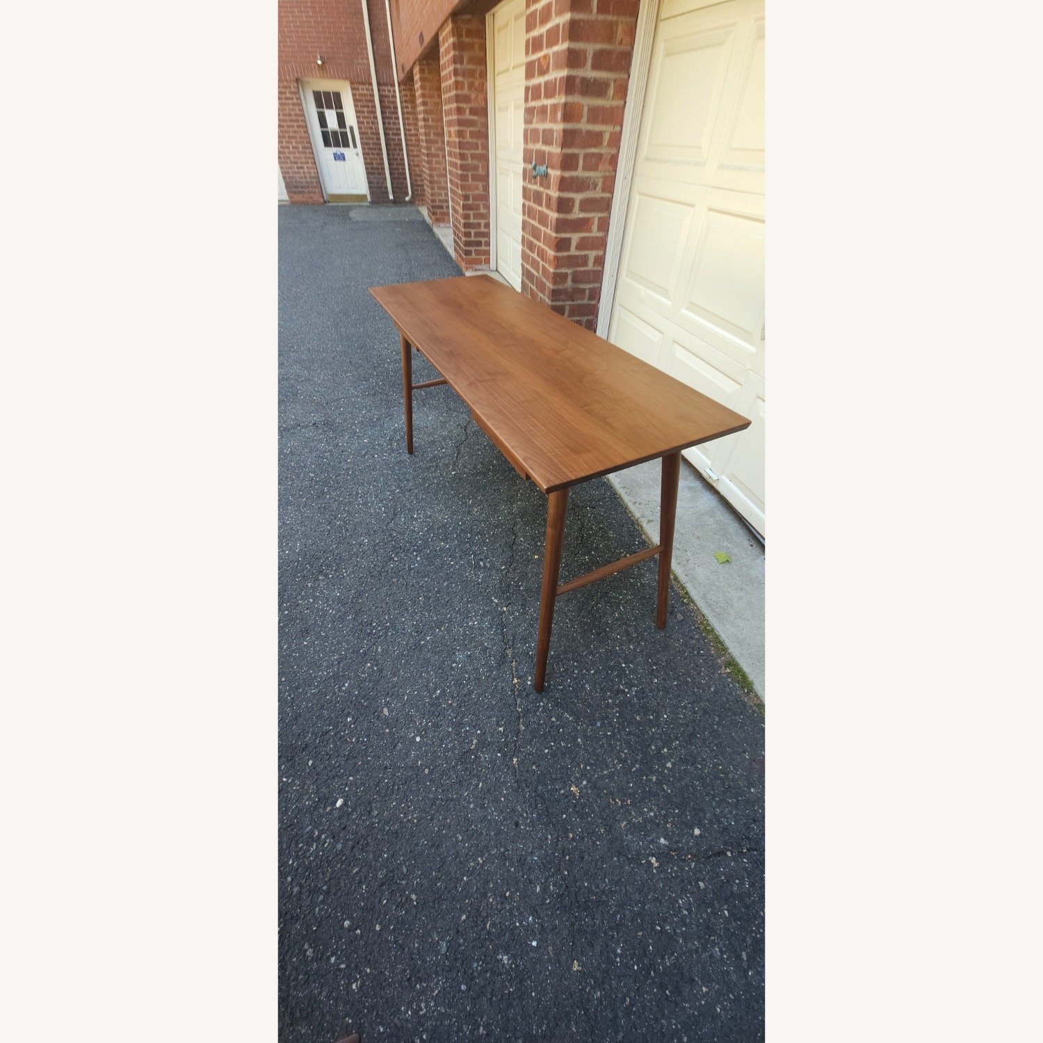 Article Culla Dark Brown Wood Desk - image-2