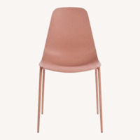 Article Svelti Pink Plastic Dining Chairs