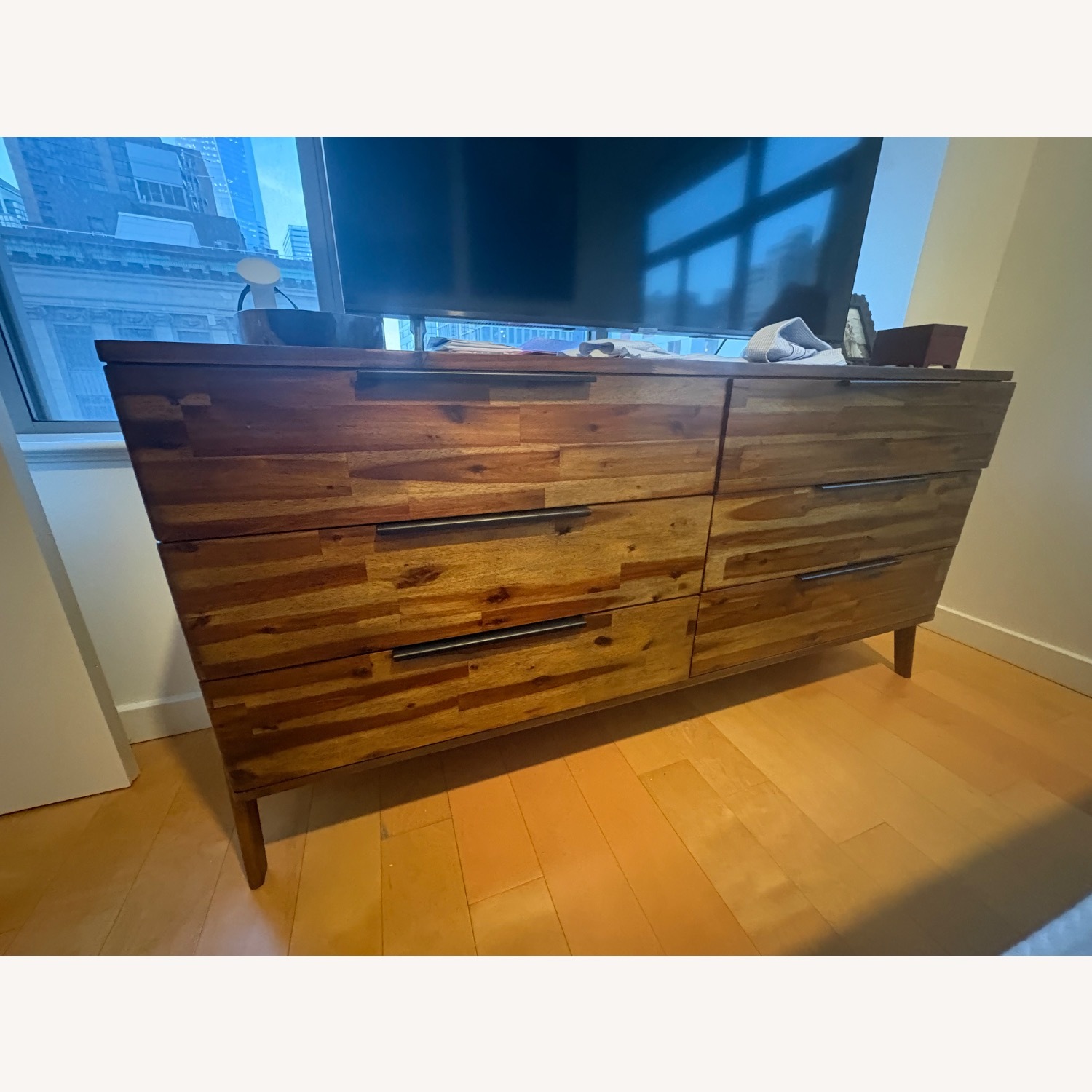 Remix Dark Brown Wood Dresser - image-2