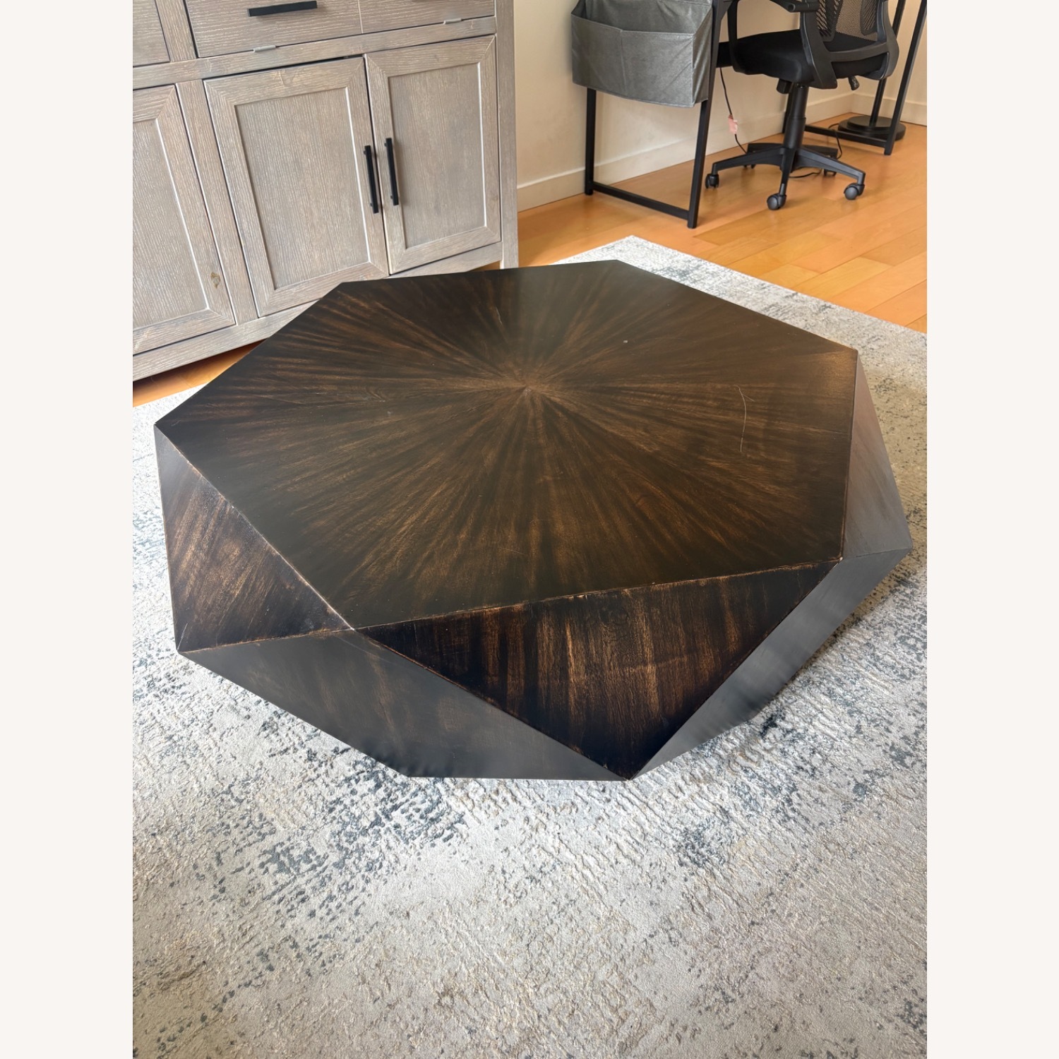 Uttermost Kane Dark Brown Wood Coffee Table - image-2