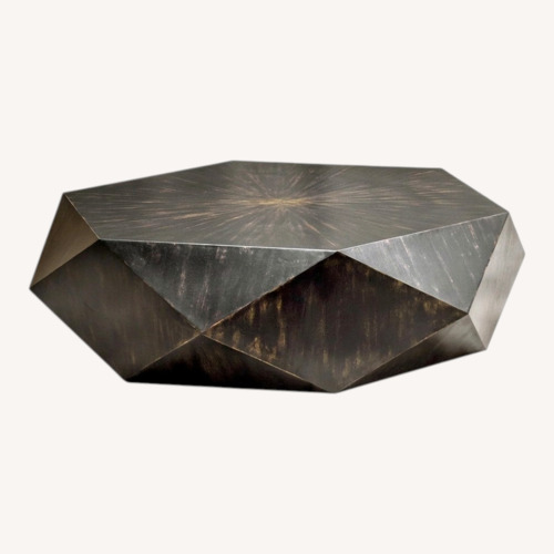 Used Uttermost Kane Dark Brown Wood Coffee Table for sale on AptDeco