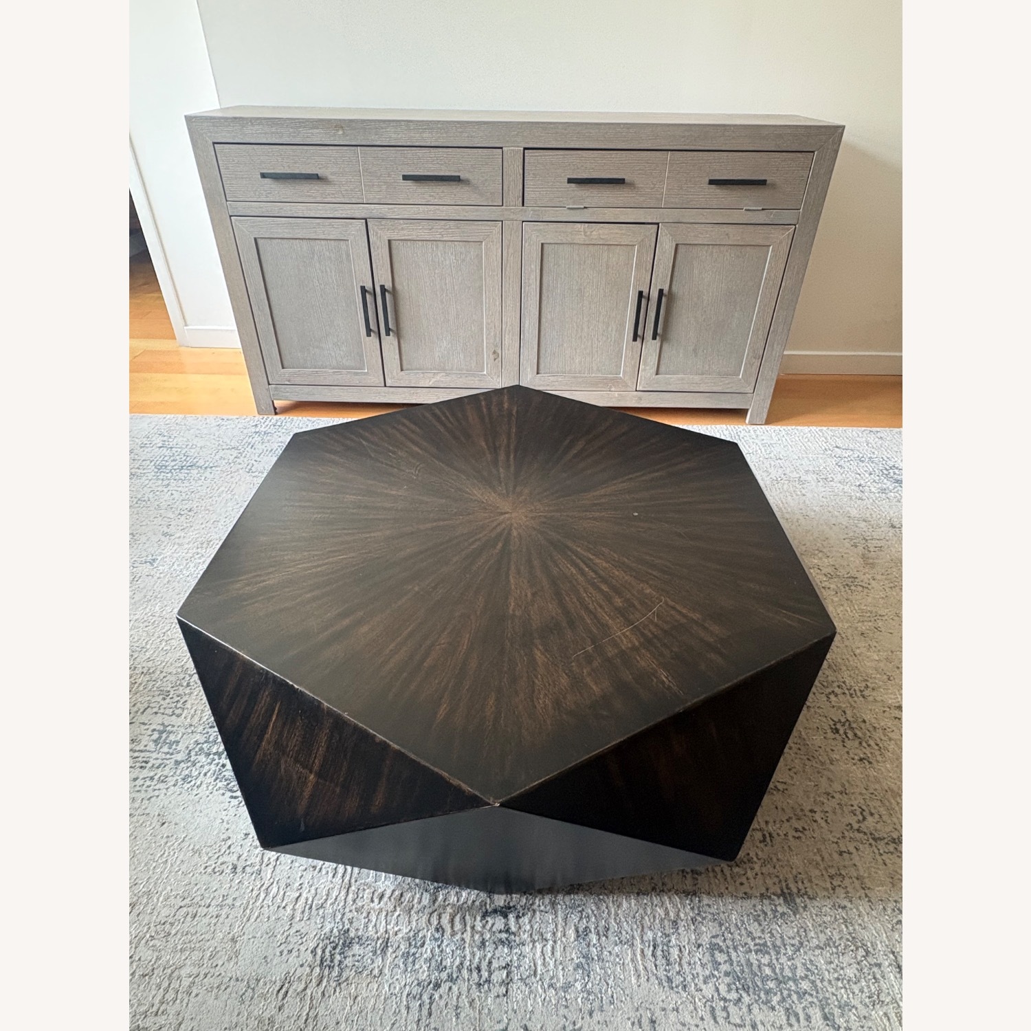 Uttermost Kane Dark Brown Wood Coffee Table - image-3