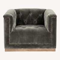 Four Hands Max Light Gray Armchair