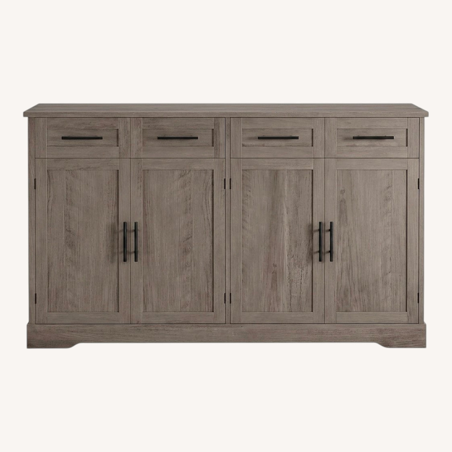 HOSTACK Light Gray Wood Sideboard - image-0