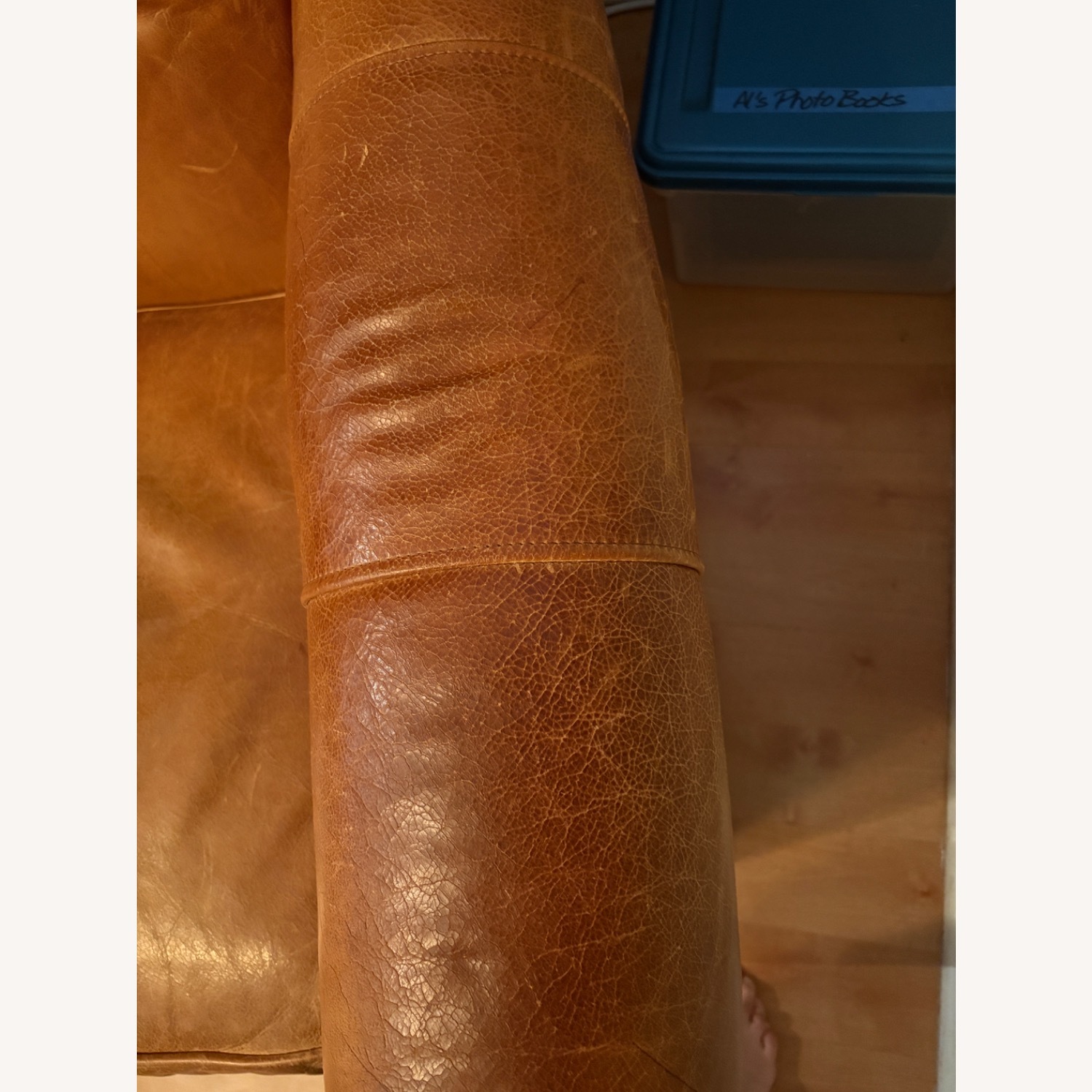 Ethan Allen Bentley Dark Brown Leather Armchair - image-12