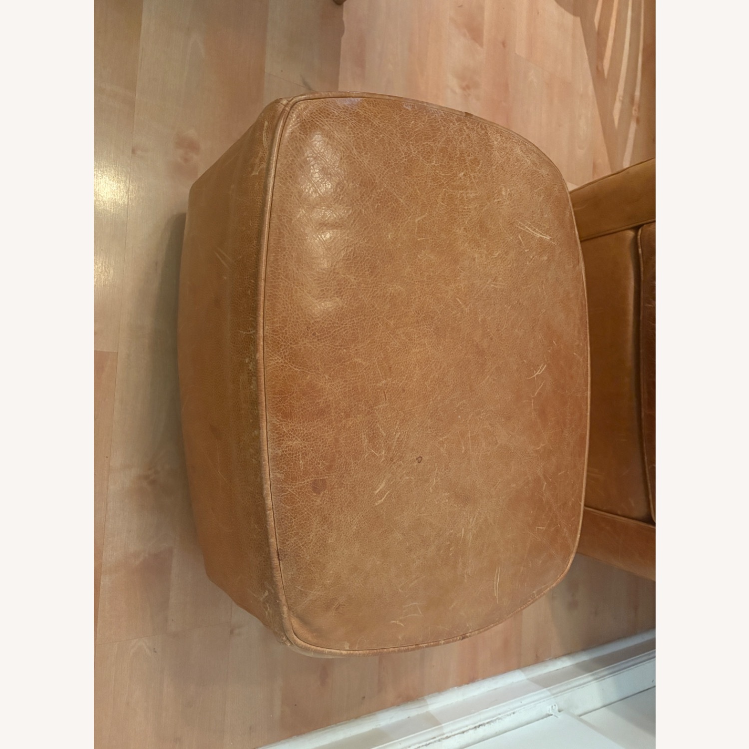 Ethan Allen Bentley Dark Brown Leather Armchair - image-14