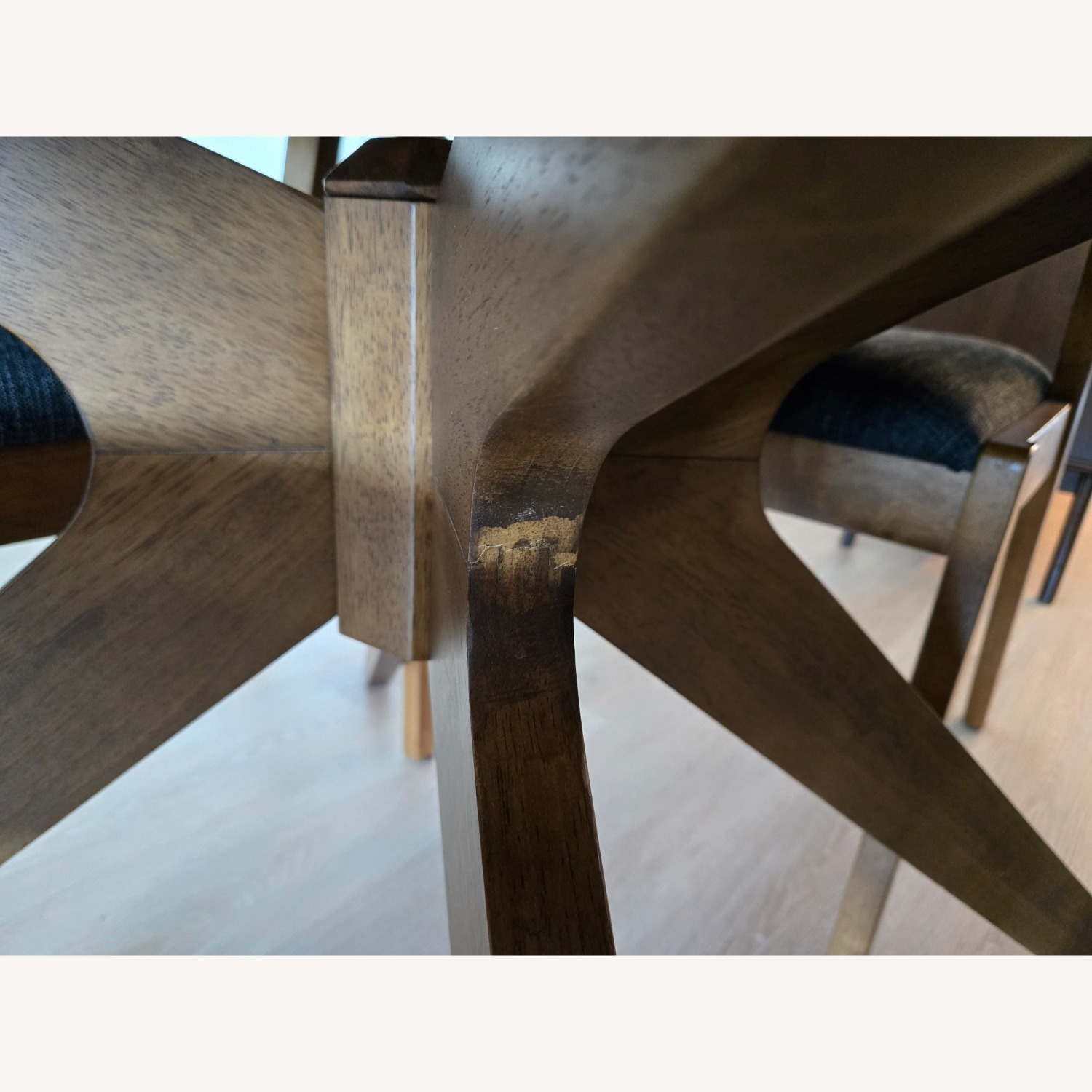 Article Conan 54" Round Dining Table - Walnut - image-4