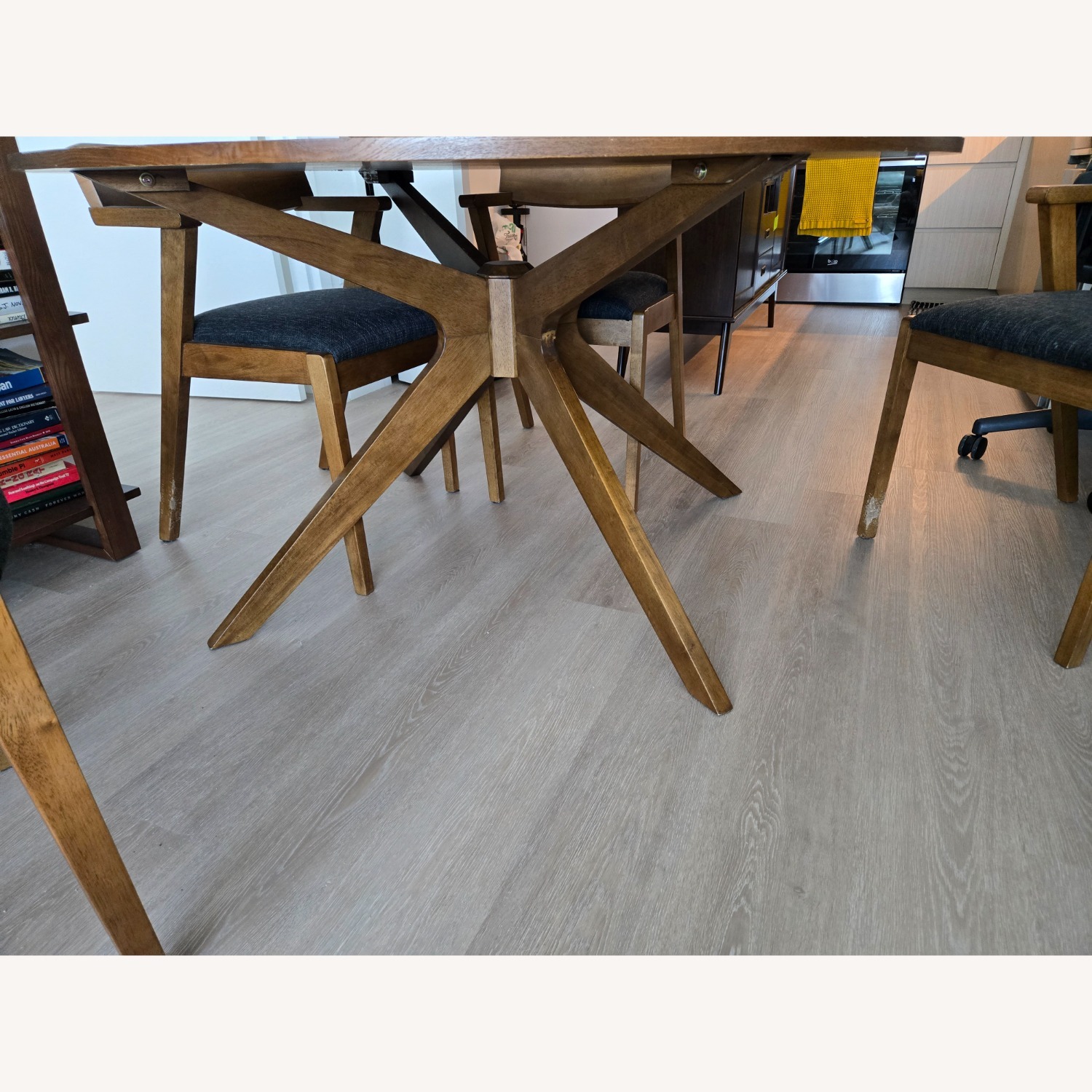 Article Conan 54" Round Dining Table - Walnut - image-3