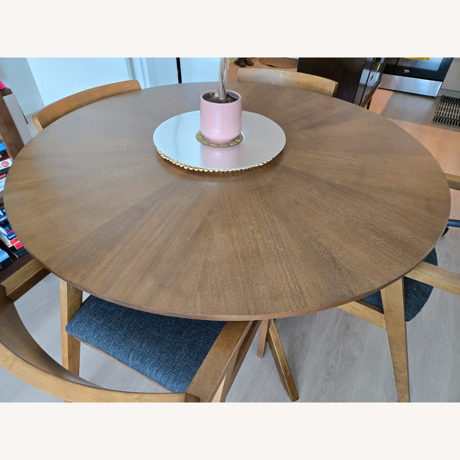 Article Conan 54" Round Dining Table - Walnut - image-2