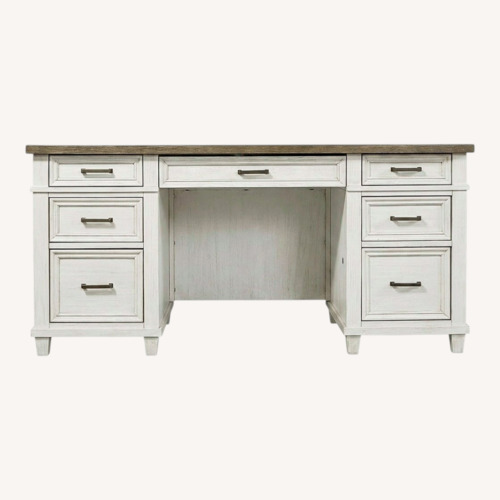 Used Aspen Home Caraway Natural Wood Desk for sale on AptDeco