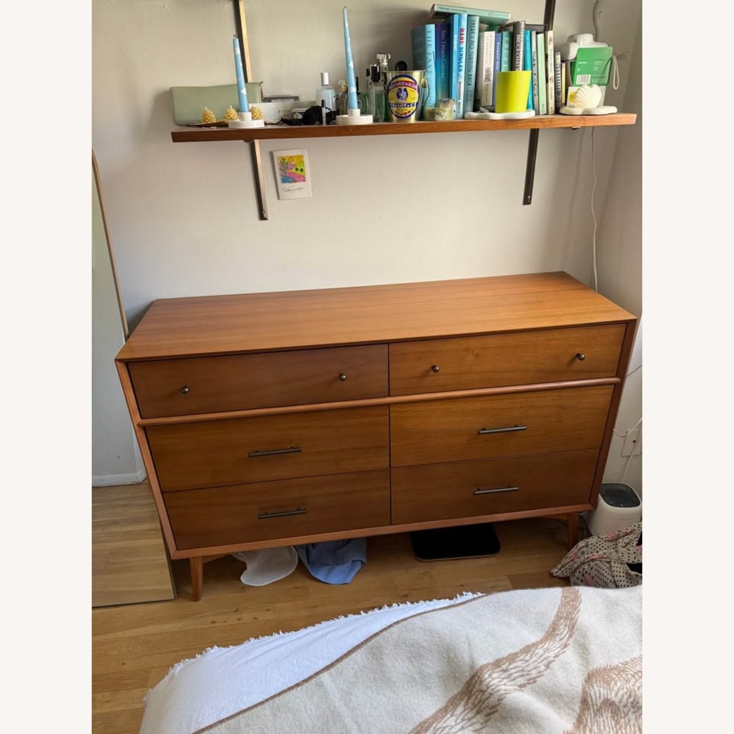 West Elm Mid-century Dark Brown Wood Dresser - image-2