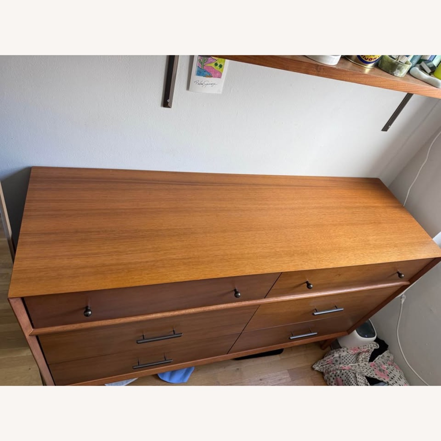 West Elm Mid-century Dark Brown Wood Dresser - image-3