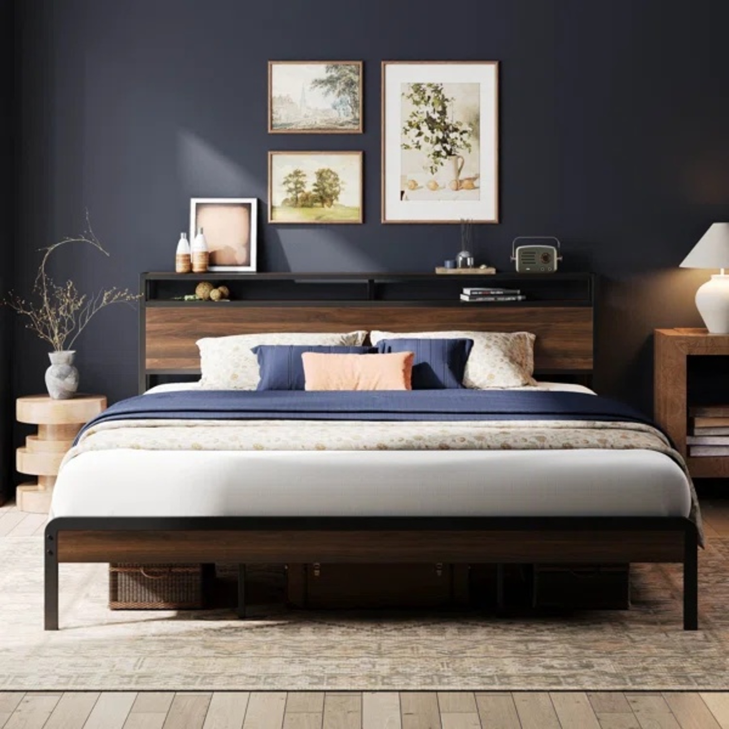 17 Stories King Bed Frame - image-6
