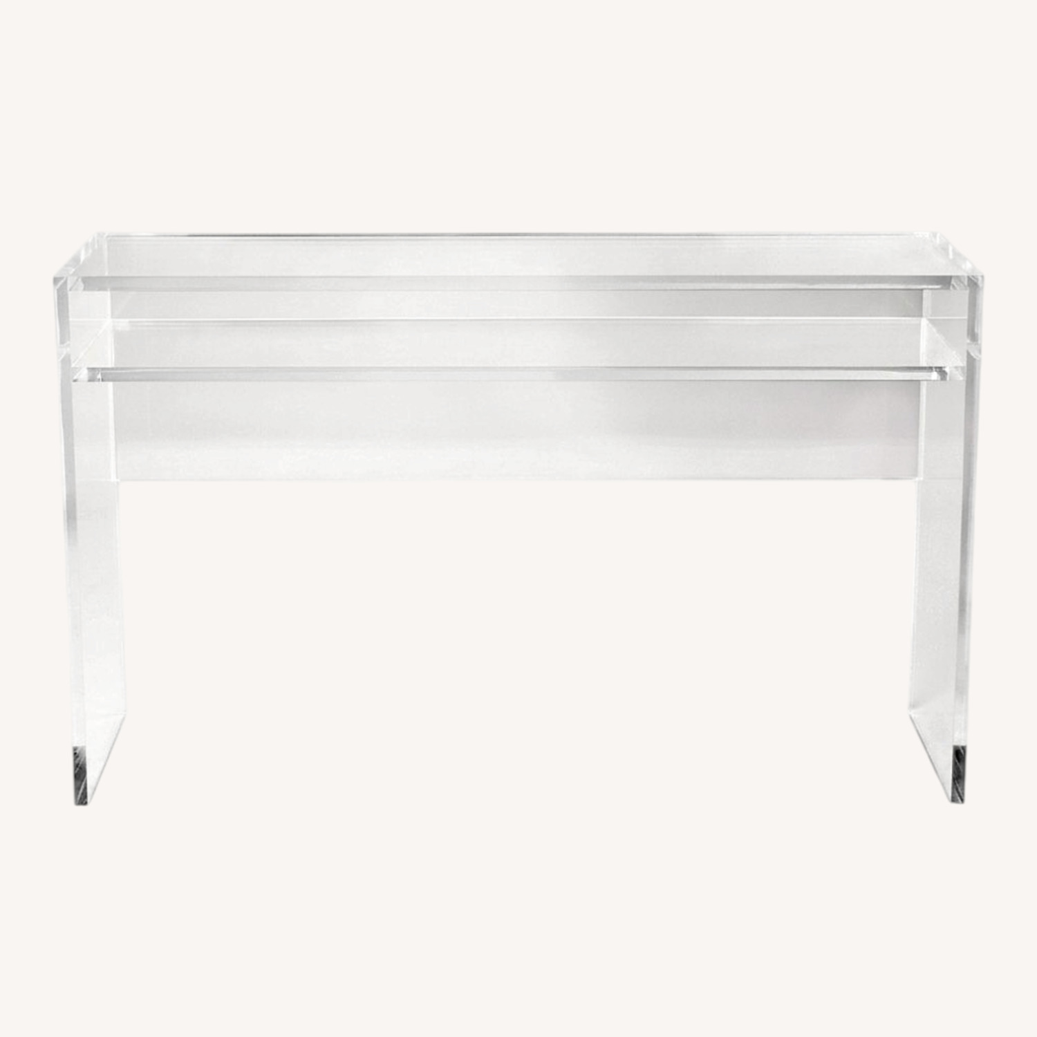 Ballard Designs Transparent Side Table - image-0