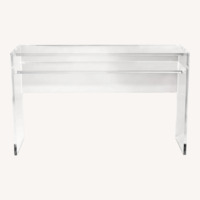 Ballard Designs Transparent Side Table