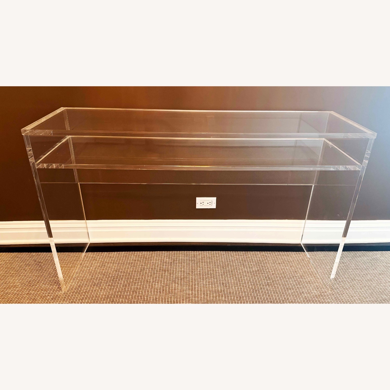 Ballard Designs Transparent Side Table - image-2