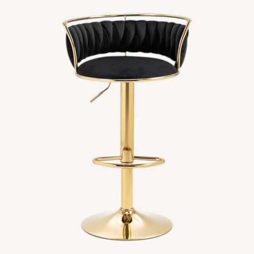 Used Swivel Adjustable Bar Stool Set  for sale on AptDeco