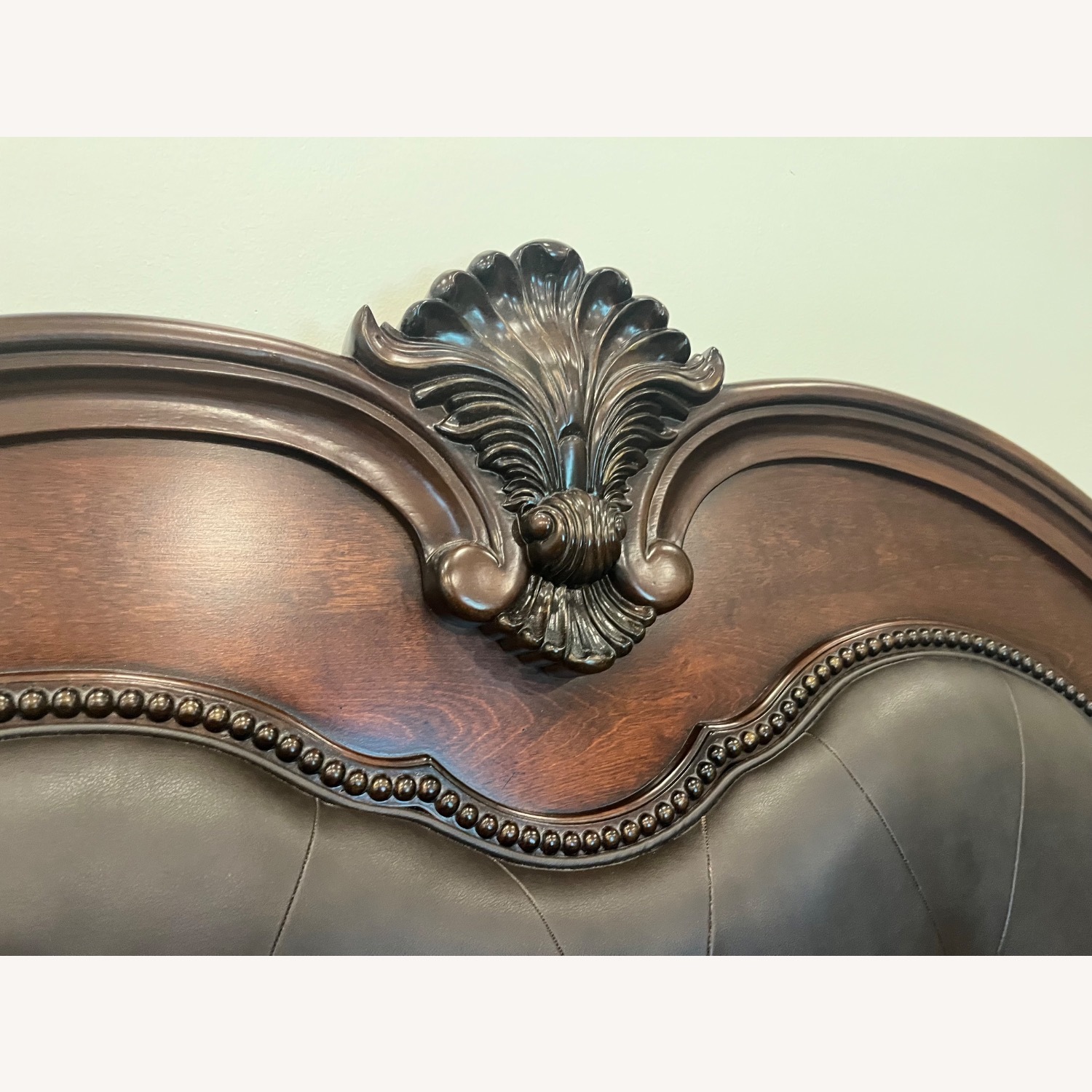 Homelegance Furniture Dark Brown Wood Headboard - image-5