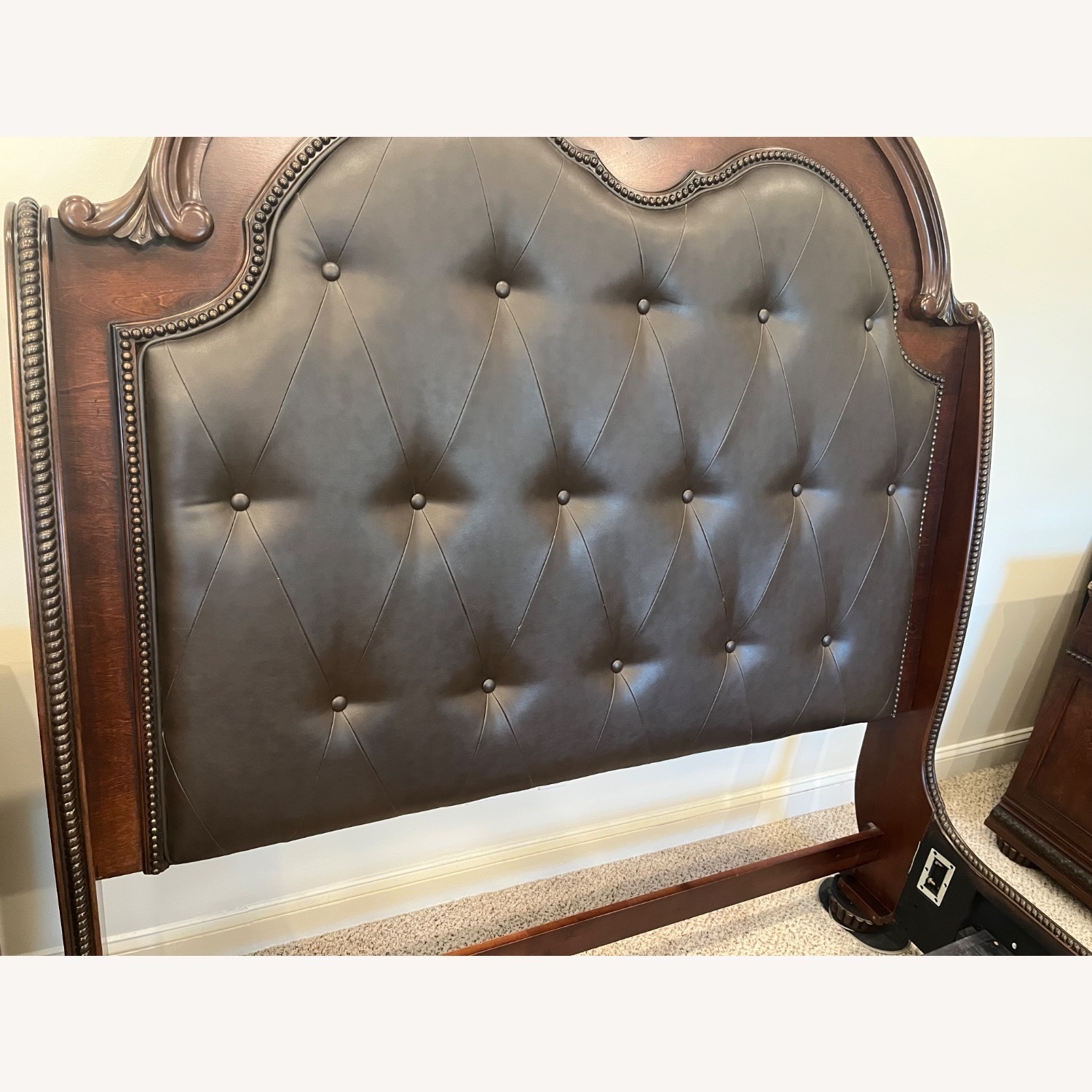 Homelegance Furniture Dark Brown Wood Headboard - image-6