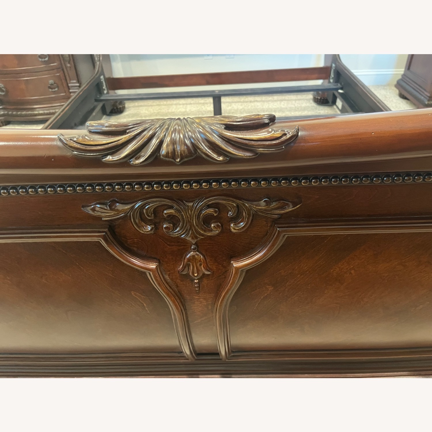 Homelegance Furniture Dark Brown Wood Headboard - image-2