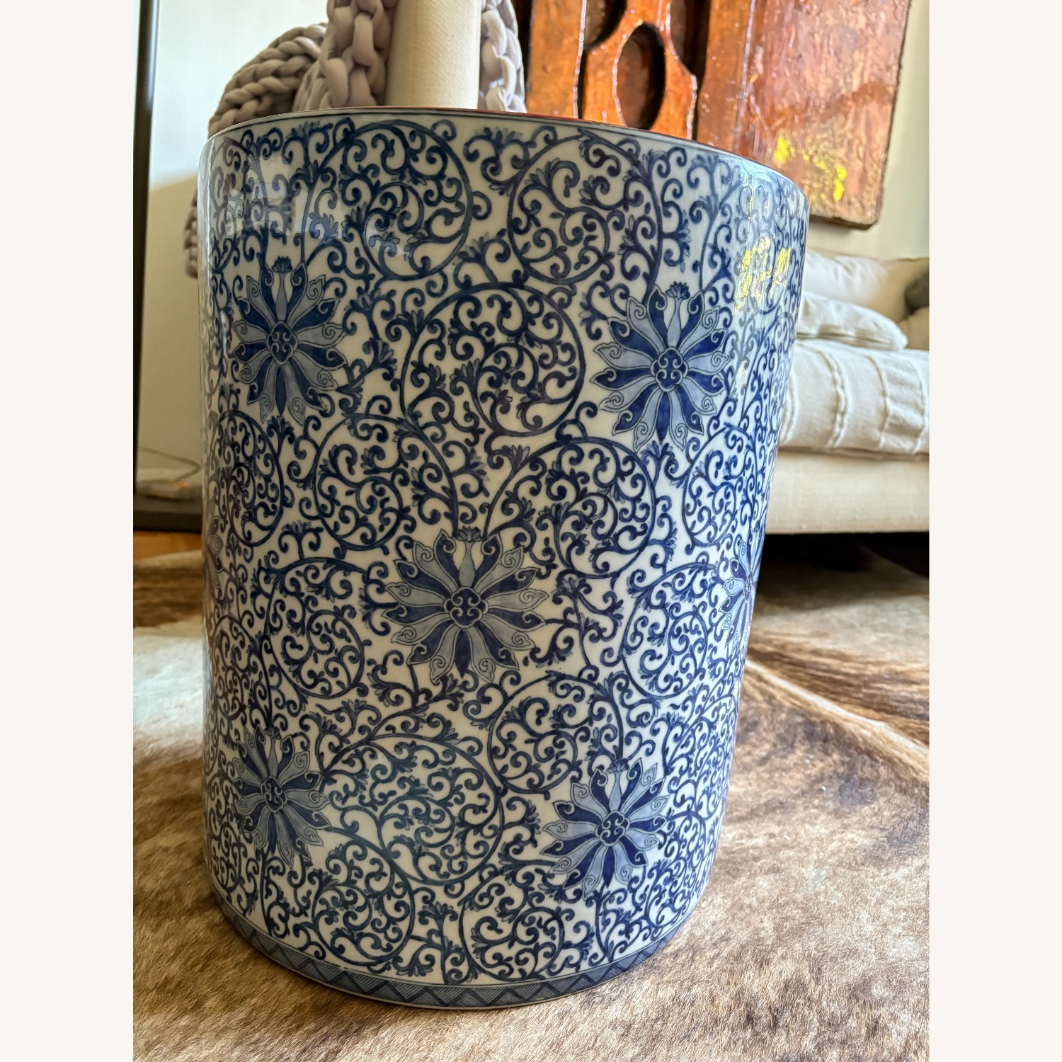 Chinoiserie Stool from Gump's - image-3