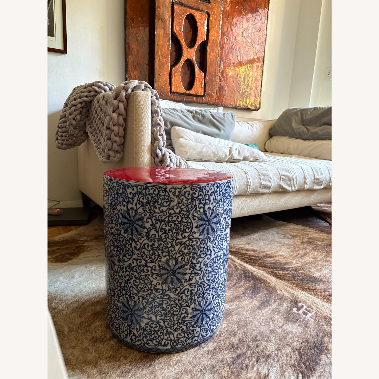 Chinoiserie Stool from Gump's - image-2