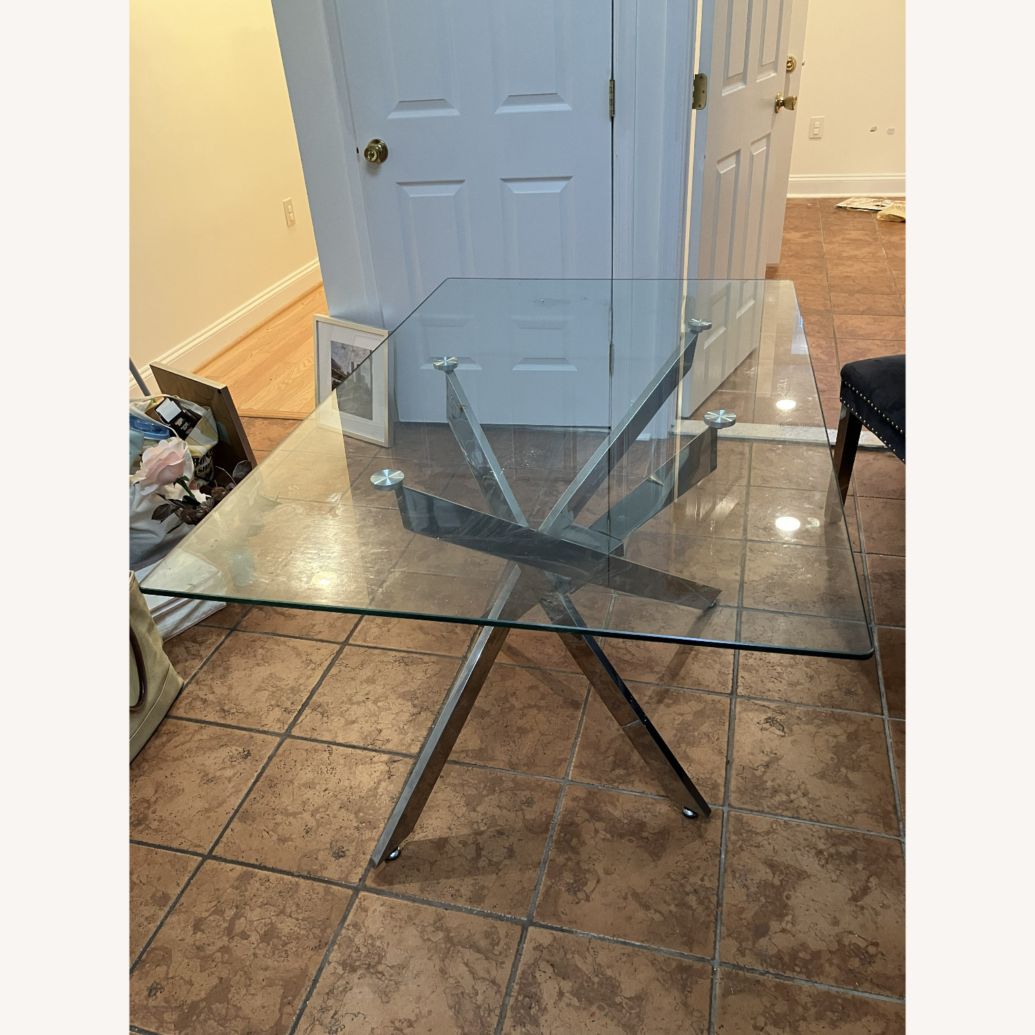 Wayfair Willa Arlo Interiors Glass Dining Table - image-1