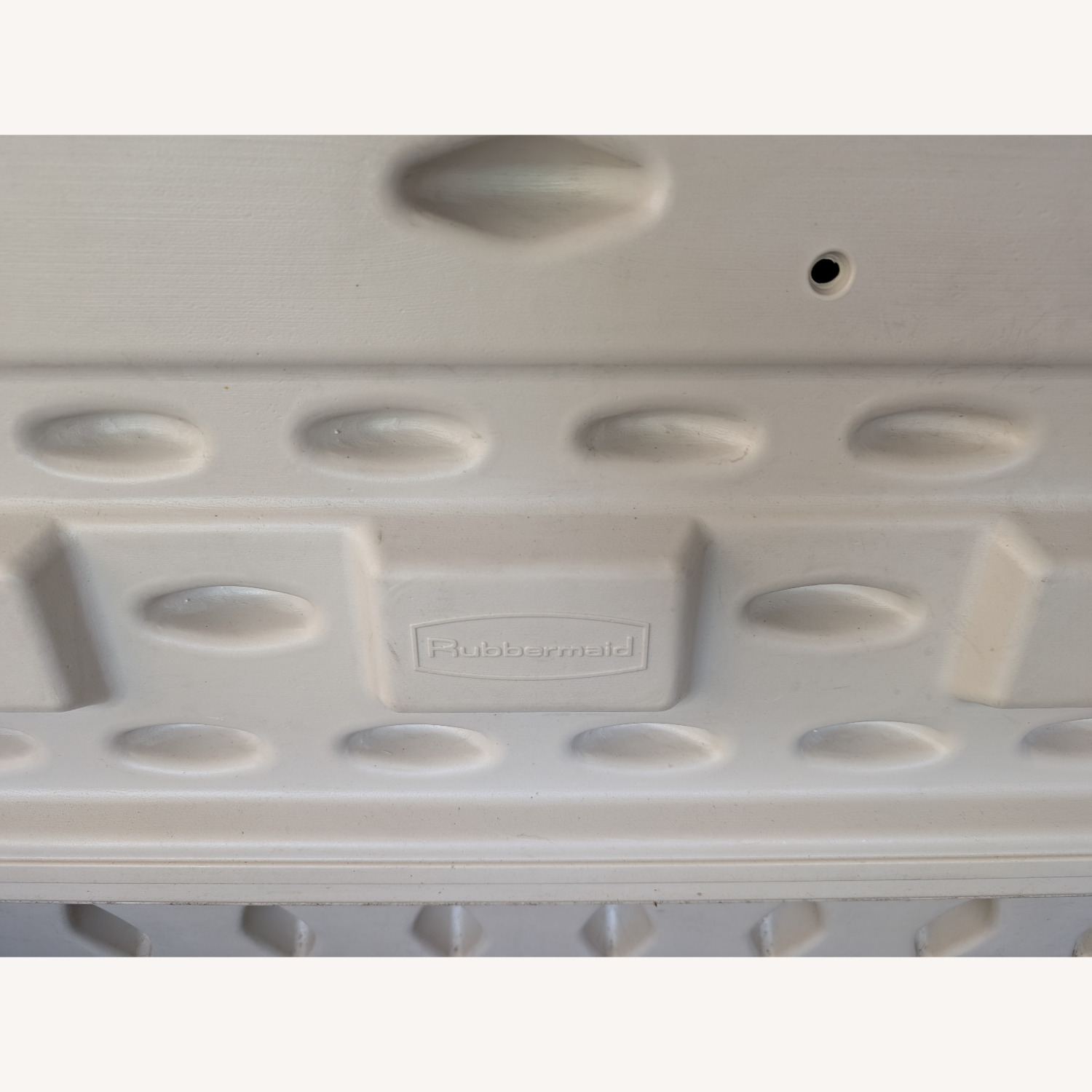 Rubbermaid Light Gray Resin Outdoor Storage Bench - image-5