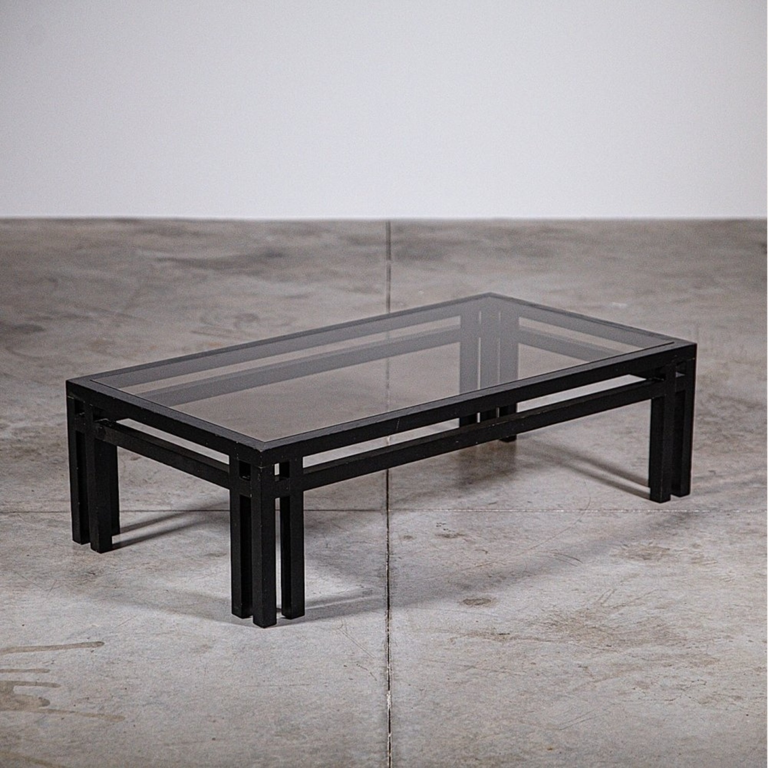 Black Wood Coffee Table - image-4