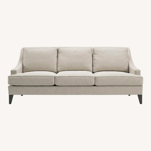 Used Ethan Allen Emerson White Fabric 3+ Seater Sofa for sale on AptDeco