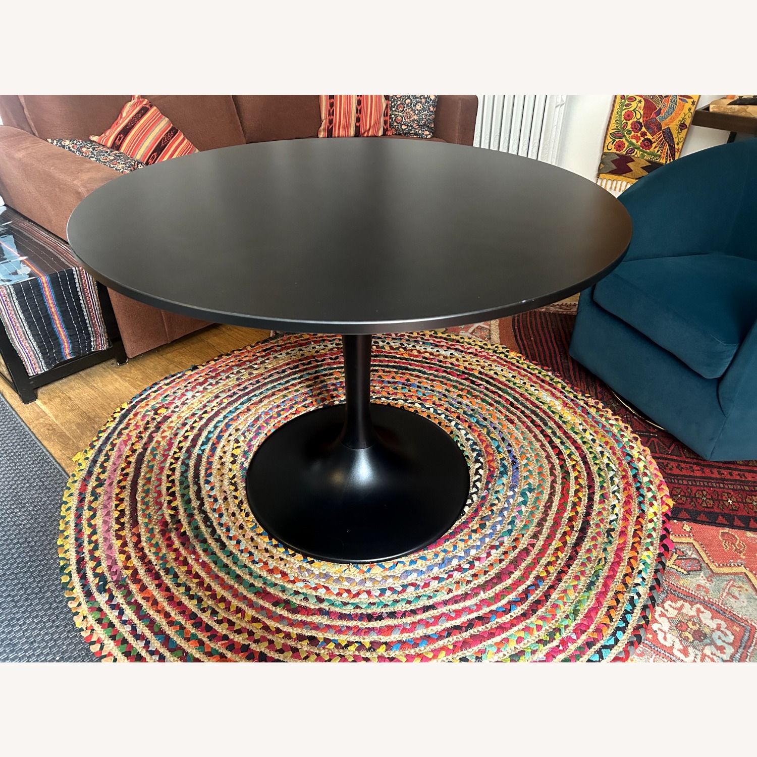 IKEA Docksta Black Dining Table - image-1