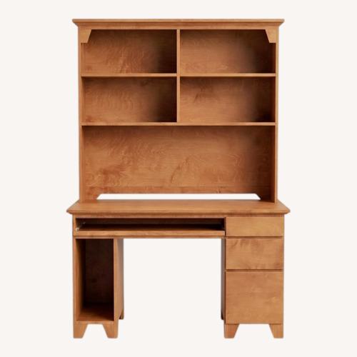 Used Light Brown Solid Wood Desk  for sale on AptDeco