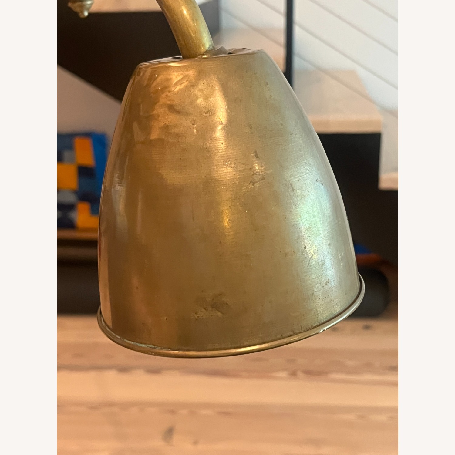 Vintage/Antique Leviton Brass Wall Lamp from 1920s - image-4
