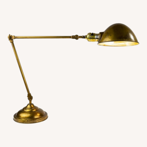 Used H.t. Piste Brass Table Lamp for sale on AptDeco
