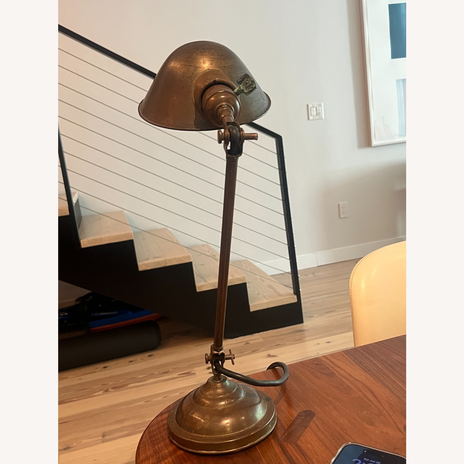 H.t. Piste Brass Table Lamp - image-7