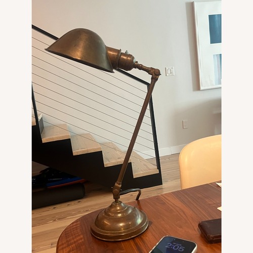 Used H.t. Piste Brass Table Lamp for sale on AptDeco