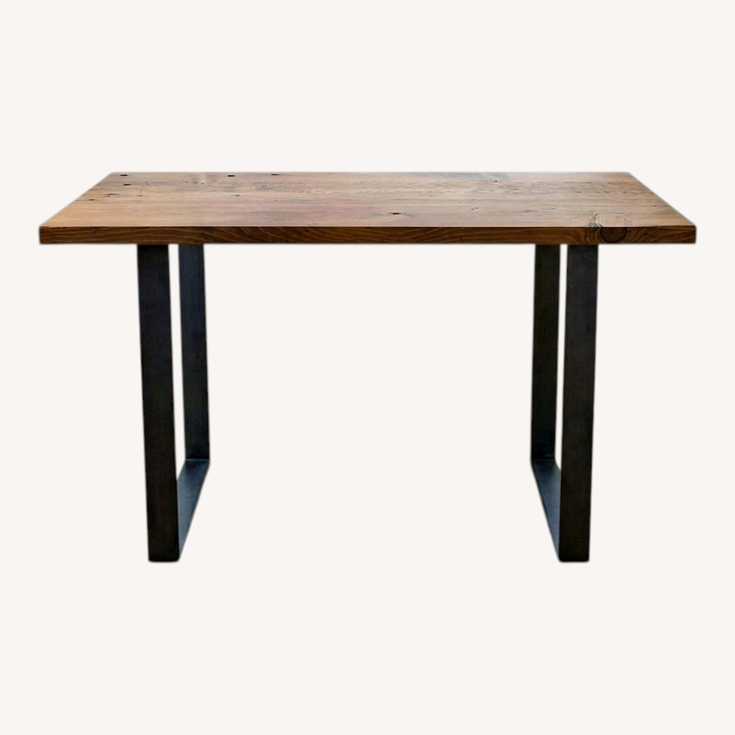 Dark Brown Wood Desk - image-0